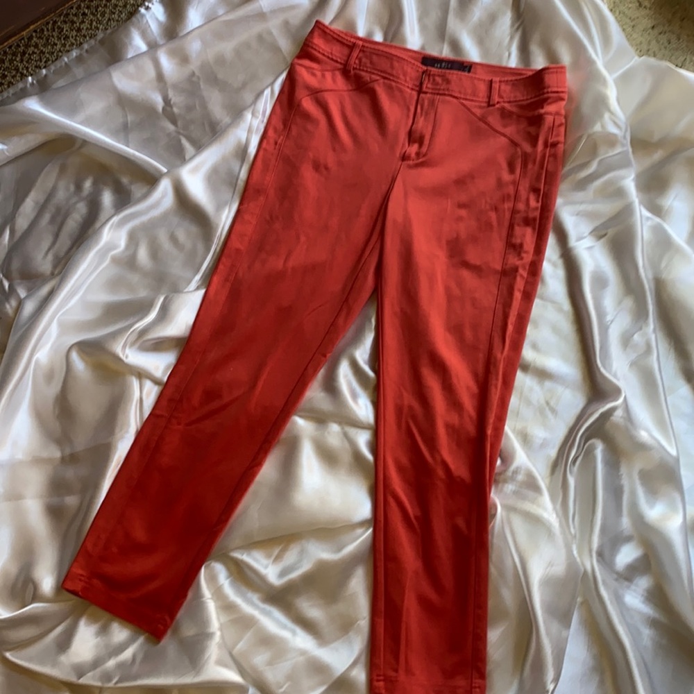 Stretchy pink pants